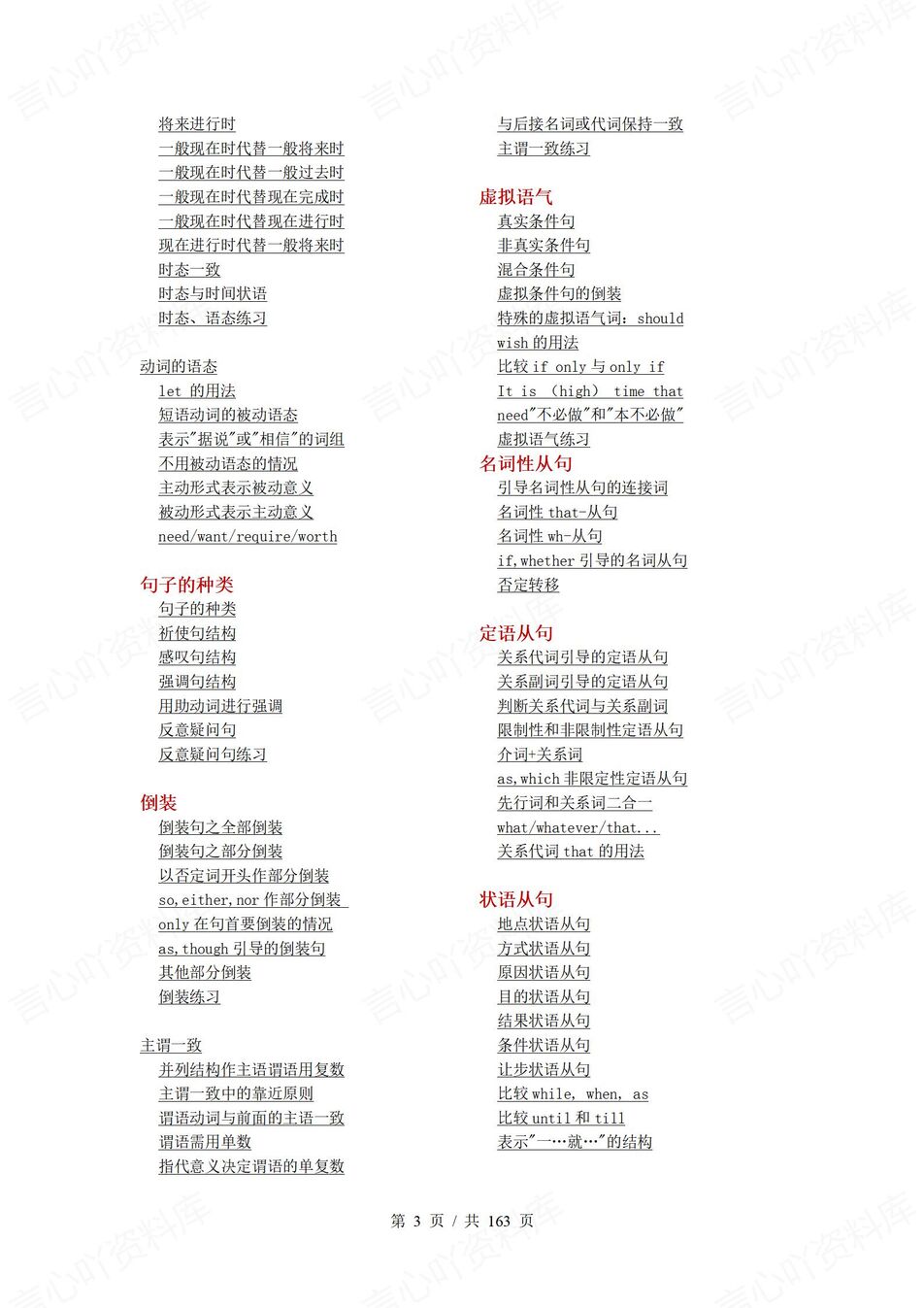 高中英语-高考复习语法全梳理讲义练习高考英语复习插图高中英语2